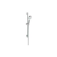 Set de dus Hansgrohe Crometta NEW 100 Vario cu bara 0.65 m alb/crom EXPUS Set de dus Hansgrohe Crometta NEW 100 Vario cu bara 0.65 m alb/crom EXPUS