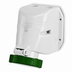 Priza aparenta\n16A 2P+E 10h >50V 100-300Hz terminal cu surub, Scame