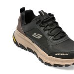 Pantofi SKECHERS negri, D LUX TREKKER, din piele ecologica, Skechers
