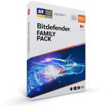 Licenta Retail Bitdefender Family Pack - Protectie anti-malwarecompleta pentru toata familia, Windows, macOS, iOS si Android, valabila 1 an, 15 dispozitive, BITDEFENDER