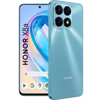 Telefon mobil Honor X8a, Dual SIM, 128GB, 6GB RAM, 4G, Cyan Lake