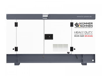 Generator de curent 25.3 kVA diesel - Heavy Duty - insonorizat - Konner & Sohnen - KS-25-3LM, Konner&Sohnen