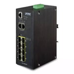 IP30 Industrial 8* 100/1000F SFP + 2*10/100/1000T Full Managed, Planet