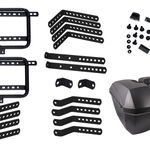 Set Cutii Laterale Moto Cu Prinderi, Mr-b66, 23l, Culoare Negru, MMX