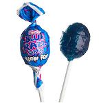 Charms Blow Pop Blue Razz Berry Lollipop - zmeură albastră, Charms