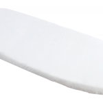 Husa de bumbac cu elastic pentru salteaua de landou alb, Medi Partners
