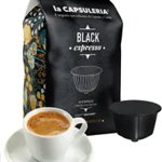 Cafea Black Espresso, 10 capsule compatibile Nescafe Dolce Gusto, La Capsuleria, La Capsuleria