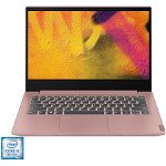 Laptop ultraportabil Lenovo Ideapad S340-14IWL cu procesor Intel® Core™ i5-8265U pana la 3.9 GHz, 14", Full HD, IPS, 8GB, 1TB SSD M.2, Intel UHD Graphics 620, Free DOS, Sand Pink