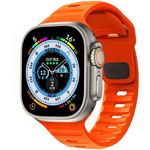 Tech-Protect Pasek do APPLE WATCH 4 / 5 / 6 / 7 / 8 / SE (38 / 40 / 41 MM) Tech-Protect Iconband Line pomarańczowe, Tech-Protect