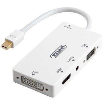  Adaptor miniDisplayPort - HDMI/DVI/VGA/Audio, Y-6354, UNITEK