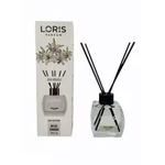 Parfum de camera Loris, 120 ml, cu betisoare din fibra, aroma Crin, Loris