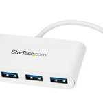 HUB USB StarTech 4x USB-A 3.0 (HB30C4ABW), StarTech