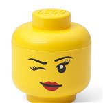 Cutie depozitare LEGO cap minifigurina Winky, mini