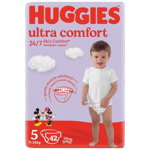 Scutece Ultra Comfort Marimea 5 pentru 11 - 25kg, 42 bucati, Huggies, Huggies