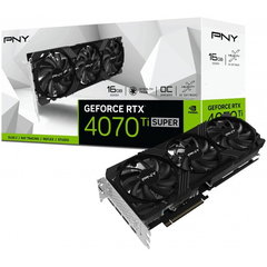Placa video PNY nVidia GeForce RTX 4070 Ti SUPER VERTO Triple Fan OC 16GB, GDDR6X, 256bit