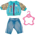 Outfit Papusa BABY Born Tinuta Jacheta 43cm Include Umeras Multicolor, Zapf Creation