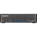 Calculator Barebone Gigabyte BRIX Pro GB-BSi3-1115G4 (rev. 1.0) - Ultra Compact PC Kit, Procesor Intel Core i3-1115G4, 2 cores, 3.0GHz up to 4.1GHz, 6MB, fara memorie RAM, fara stocare, Intel UHD Graphics, No OS (Negru), GIGABYTE