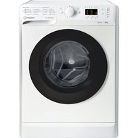 Masina de spalat rufe frontala Indesit MTWSA 61252 WK EE, 6 kg, 1200 rpm, clasa F, adancime 42.5 cm, Water Balance Plus, pornire intarziata, blocare acces copii, display Led Plus, alba