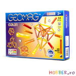 Set de constructie cu piese magnetice - COLOR 64 GEOMAG, 1