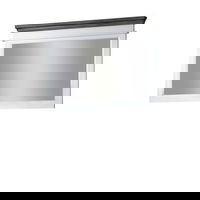 Oglinda Cabana Alb Si Gri, 116 Cm, Larix