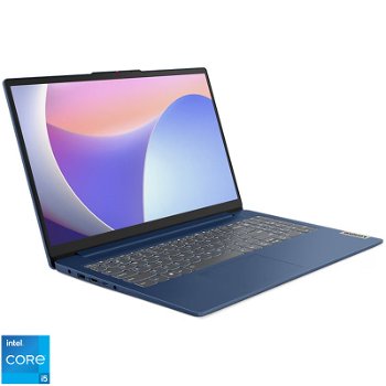 Laptop Lenovo IdeaPad Slim 3 15IAH8, 15.6", Full HD, Intel Core i5-12450H, 16GB LPDDR5, 512GB SSD, Intel UHD, No OS, Arctic Grey