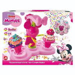 Masina de inghetata de plastilina Minnie, cu decoratiuni colorate 1045-03595, Viva Toys