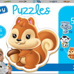 Puzzle Educa - Animals, 3/3/4/4/5 piese (13473)