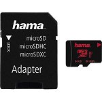 Card Memorie Hama MicroSDXC 64 GB UHS Speed Class 3 UHS-I Adaptor Negru