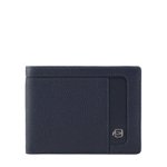 Erse wallet with flip up id window, Piquadro