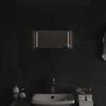 vidaXL Oglindă de baie cu LED, 20x40 cm, vidaXL