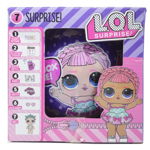 Papusa LOL Surprise Glam Glitter cu 7 piese, diametru 10cm