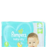 Pampers Scutece Nr. 4 9-14 kg 44 buc Baby-Dry