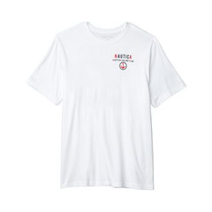 Imbracaminte Barbati Nautica Big Tall Big amp Tall Nautica Sailing Graphic Tee White