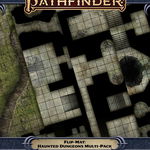 Pathfinder Flip-Mat: Haunted Dungeons Multi-Pack, Pathfinder