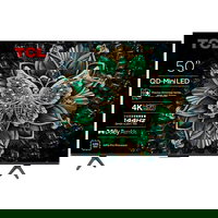 Televizor QD-Mini LED TCL Smart 50C61K Seria C61K 50 inch Ultra HD 4K Black