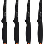 Set cutite Blaumann negru pentru friptura 4 piese lama 10 cm cdt-bl-2069