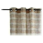 Perdea Hailey, Gift Decor, 140 x 260 cm, textil, maro deschis, Gift Decor