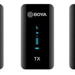 Lavaliera Boya BY-XM6-S2 cu 2 microfoane omnidirectionale fara fir ultra-compacte cu afisaj OLED si AFH (2TX+RX)