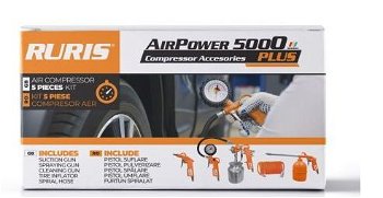 Kit accesorii compresor RURIS, AirPower 5000PLUS