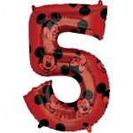 Balon folie cifra 1-6 Mickey Mouse Forever 66cm, Balloon4Party