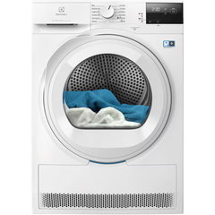 Uscator de rufe Electrolux EW7D283VE, Pompa de caldura, 8 kg, Clasa E, Inverter, DelicateCare, MixCare, SensiCare, EasyClean, Alb