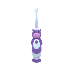 Periuta de dinti electrica reincarcabila Hippo Wildones Sonic, 1 bucata, BrushBaby, BrushBaby Periuta de dinti electrica reincarcabila Hippo Wildones Sonic, 1 bucata, BrushBaby, BrushBaby