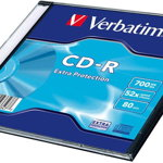 Verbatim CD-R 700 MB 52x 1 sztuka (43347), Verbatim