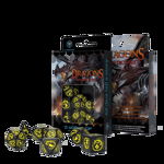 Dragons Dice Set black & yellow, Fantasy Flight Games