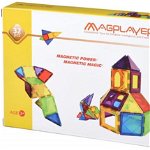 Set de constructie magnetic - 32 piese, MAGPLAYER, 2-3 ani +, MAGPLAYER
