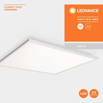 Panou LED Ledvance PLANON+ 600, 36W, 3000 lm, lumina neutra (4000K), IP20/IK03, 595x595x56mm, aluminiu, Alb, LEDVANCE