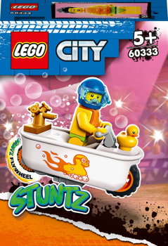 Set de Constructie, Lego City Bathtub Stunt Bike, 14 Piese, LEGO