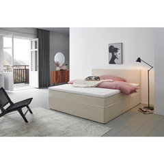 Pat Tip Boxspring, 180/200 cm, crem, P & B