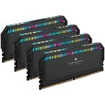 Memorie Dominator Platinum RGB Black 64GB (4x16GB) DDR5 6600MHz CL32 Quad Channel Kit, Corsair