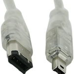 Cablu de la 6 la 4 pini IEEE 1394 iLink FireWire DV pentru MAC/PC, Generic
